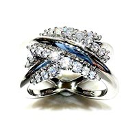 Ringe Donna Oro Dame in Weißgold Diamante DOA1664